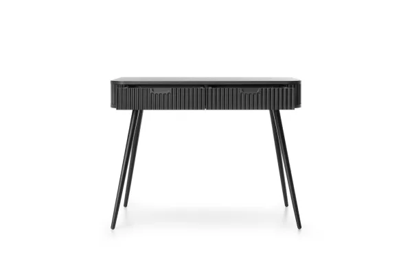 Piaski Toaletný stolík Zova 103 cm čierny/čierny rám