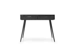 Piaski Toaletný stolík Zova 103 cm čierny/čierny rám