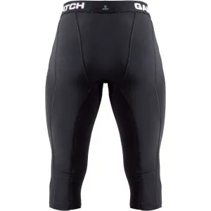 GAMEPATCH TIGHTS 3/4 WITH KNEE PADDING Kompresné unisex legíny, čierna, veľkosť