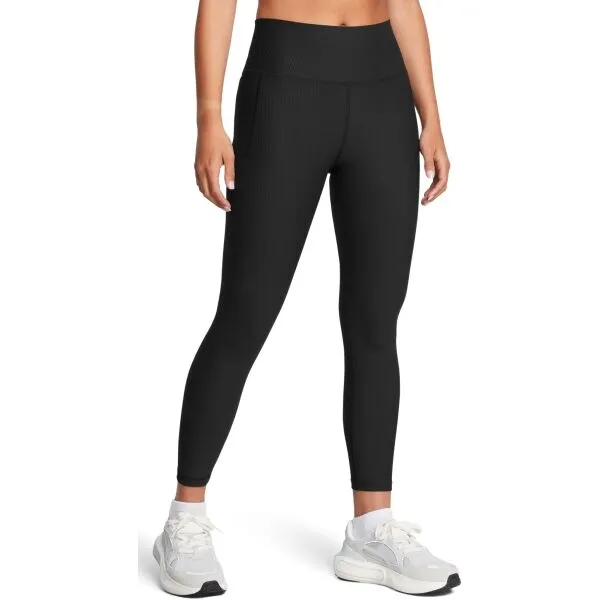 Under Armour MERIDIAN RIB ANKLE Dámske legíny, čierna, veľkosť