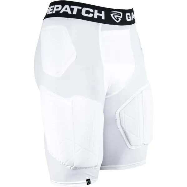 GAMEPATCH PADDED SHORTS PRO+ Kompresné unisex šortky, biela, veľkosť