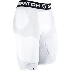 GAMEPATCH PADDED SHORTS PRO+ Kompresné unisex šortky, biela, veľkosť