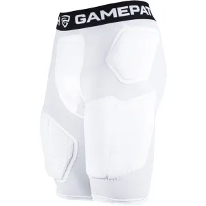 GAMEPATCH PADDED SHORTS PRO+ Kompresné unisex šortky, biela, veľkosť