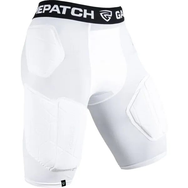 GAMEPATCH PADDED SHORTS PRO+ Kompresné unisex šortky, biela, veľkosť