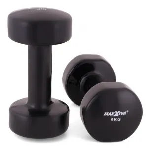 MAXXIVA 84992 sada vinylových činiek 2 x 5 kg, čierna