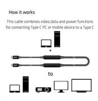 Kábel USB Club3D 3.2 Gen2 Type-C to C Active Bi-directional (M/M) 8K60Hz, 5m