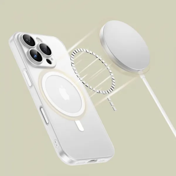 Tech-Protect Magslim MagSafe, iPhone 16 Pro Max, Matte White