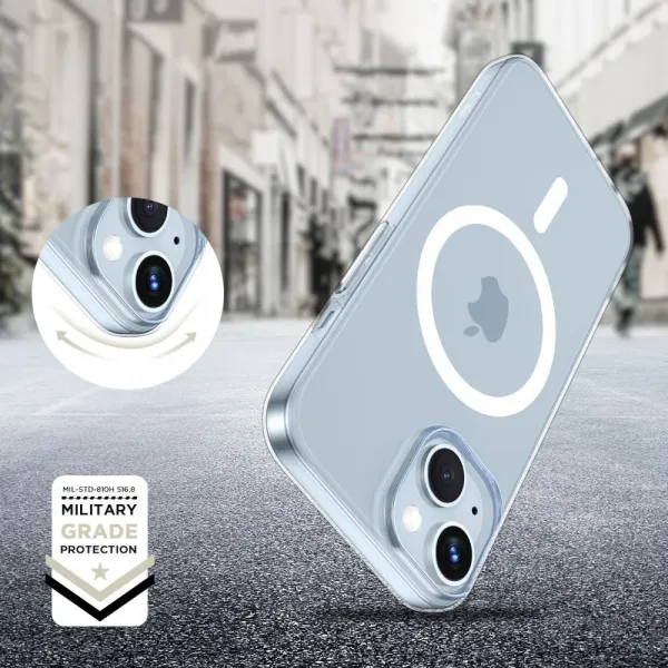 Tech-Protect Flexair MagSafe, iPhone 15, priehľadný