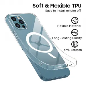Tech-Protect Flexair MagSafe, iPhone 12/12 Pro, priehľadný