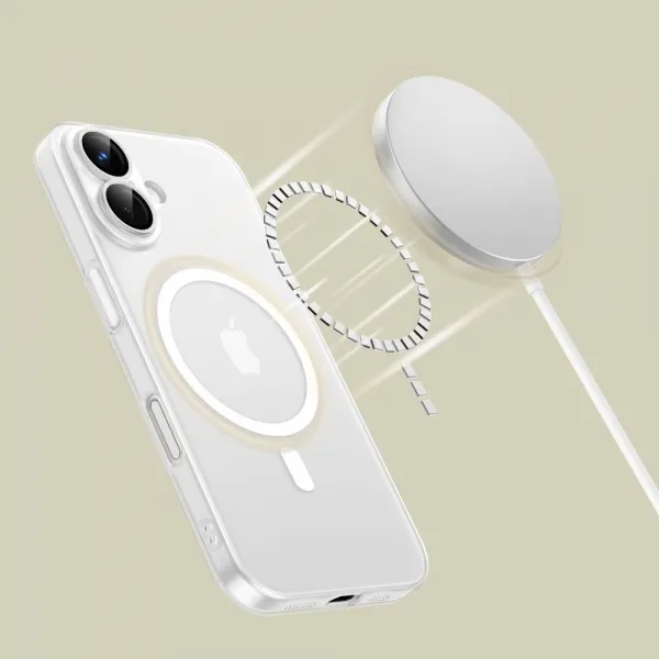 Tech-Protect Magslim MagSafe, iPhone 16, Matte White