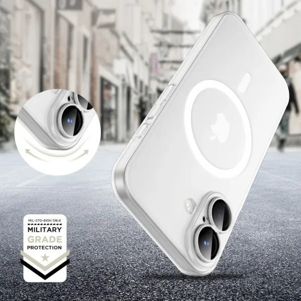 Tech-Protect Magslim MagSafe, iPhone 16, Matte White