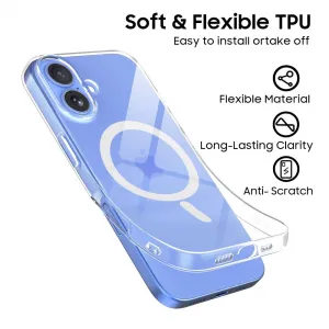 Tech-Protect Flexair MagSafe, iPhone 16, priehľadný