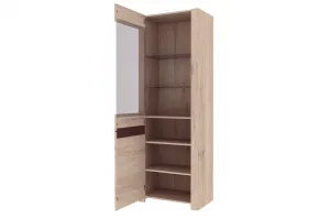 Szynaka Vitrína Desjo 01 67 cm dub San Remo