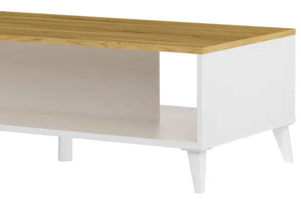 Szynaka Konferenční stolek Barris 41 120 cm ořech americký/bílý