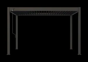 ArtRoja Bioklimatická hliníková pergola INTRO PLUS voľne stojaca | antracit  4 x 3 m