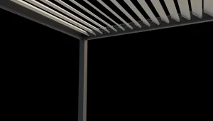 ArtRoja Bioklimatická hliníková pergola INTRO PLUS voľne stojaca | antracit  4 x 3 m