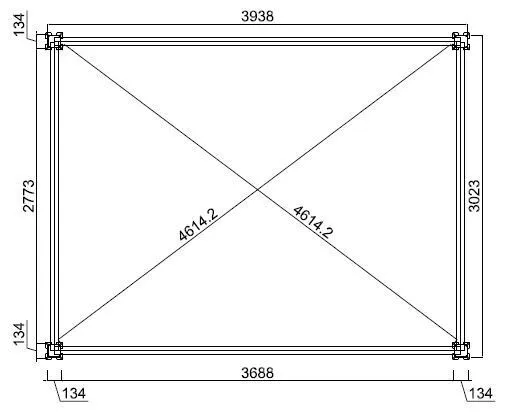ArtRoja Bioklimatická hliníková pergola INTRO PLUS voľne stojaca | antracit  4 x 3 m