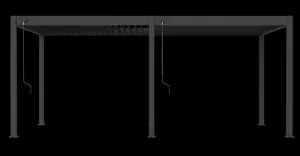 ArtRoja Bioklimatická hliníková pergola INTRO PLUS voľne stojaca | antracit  6 x 3 m