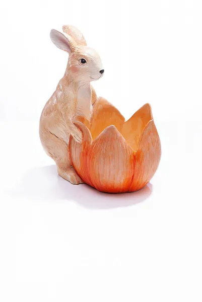 Kvetináč Tulipán so zajčikom
