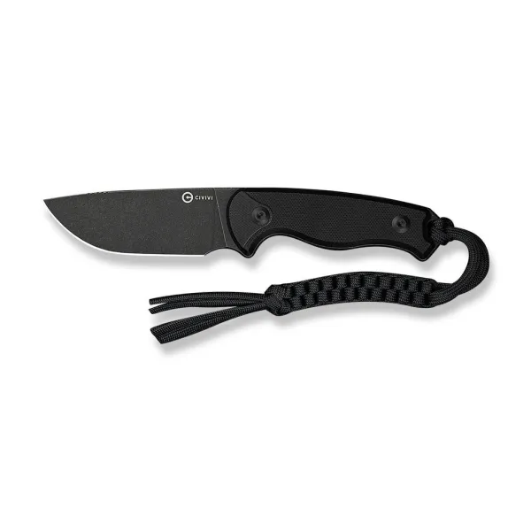 Civivi Timberbark Fixed Blade C23094-1 Black G10 14C28N