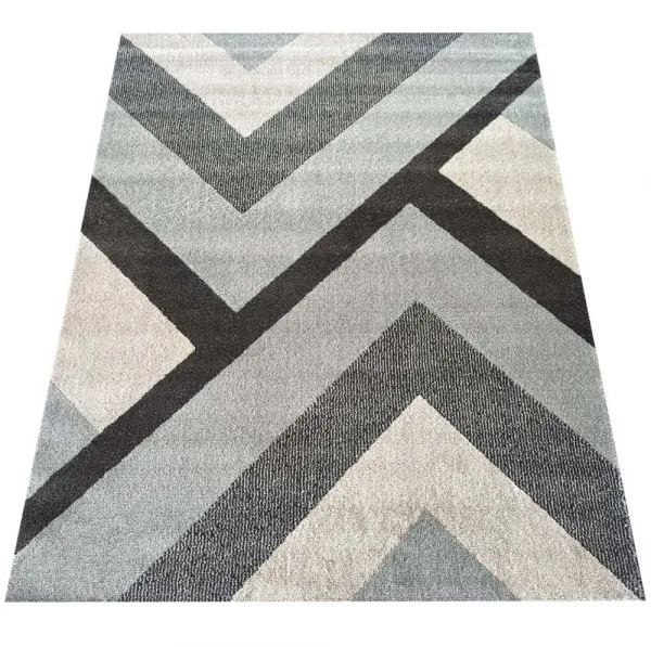 ModernýkoberecsgeometrickýmivzormivsivýchfarbáchŠírka:200cm|Dĺžka:290cm68296_124338
