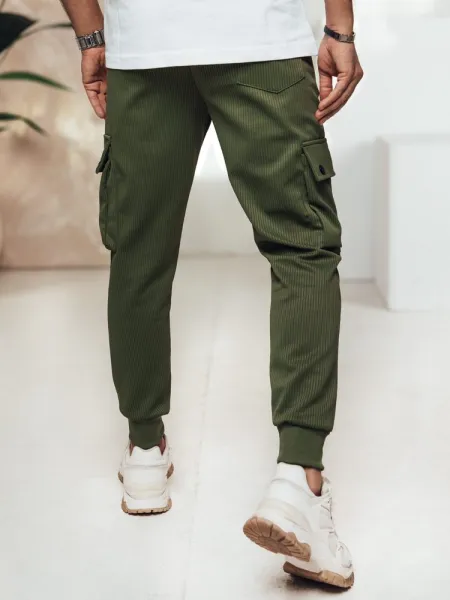 Trendy kapsáčové joggery zelené