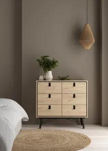 Tvilum Komoda Rainy 102 cm so zásuvkami orechovec Jacson
