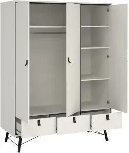 Tvilum Šatníková skriňa Rainy 150 cm biela