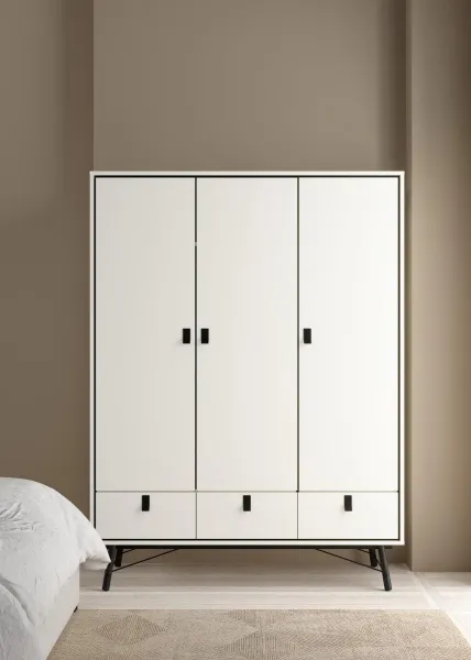 Tvilum Šatníková skriňa Rainy 150 cm biela