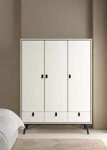 Tvilum Šatníková skriňa Rainy 150 cm biela