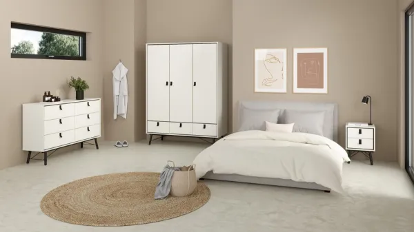 Tvilum Šatníková skriňa Rainy 150 cm biela