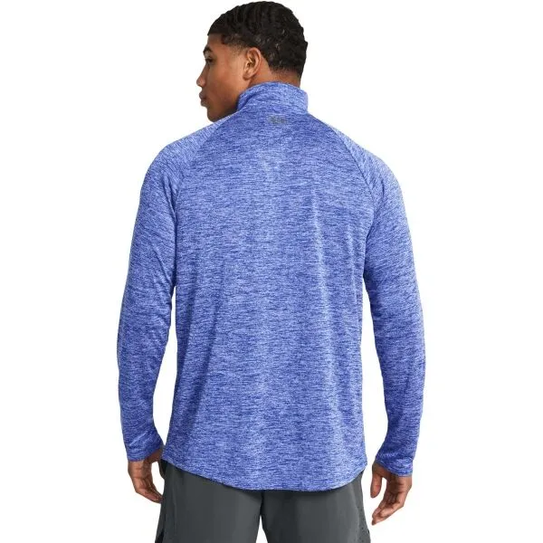 Under Armour TECH 2.0 1/2 ZIP Pánske tričko, modrá, veľkosť M