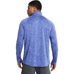Under Armour TECH 2.0 1/2 ZIP Pánske tričko, modrá, veľkosť M