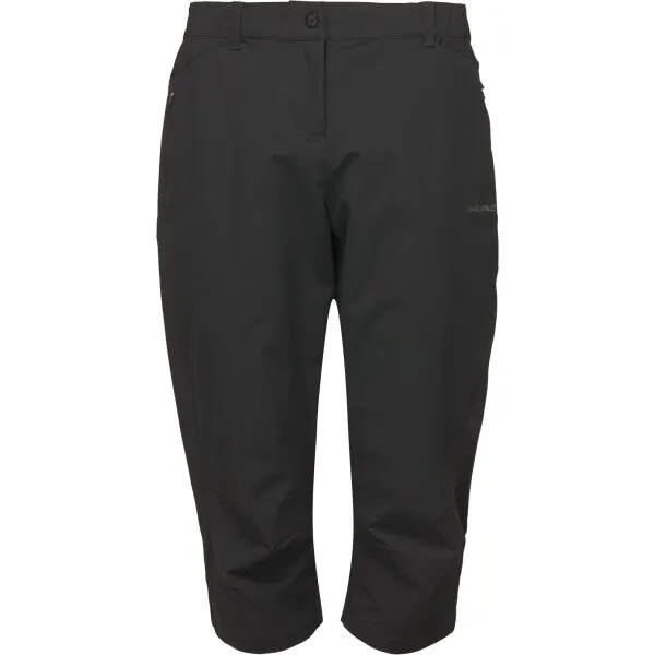 Head IZERNA Dámske outdoorové 3/4 nohavice, čierna, veľkosť