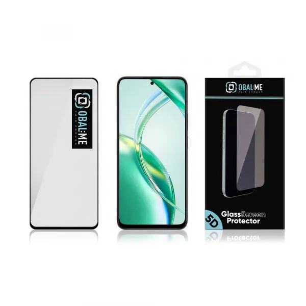 OBAL:ME 5D Tvrdené sklo pre Honor 200 Smart, čierne