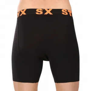Pánske boxerky Styx long športová guma čierne (UN5960) M, trenky