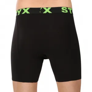 Pánske boxerky Styx long športová guma čierne (UN2960) S, trenky