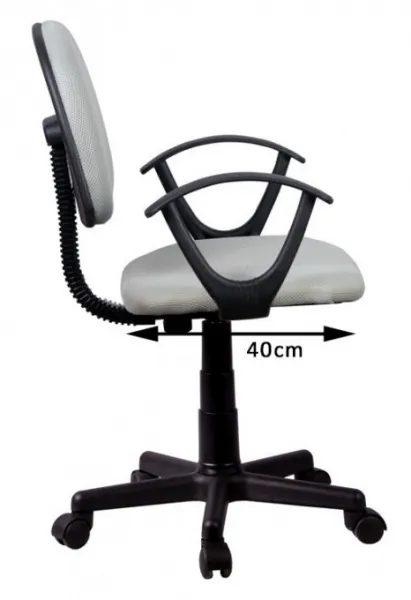 Ak furniture Detská otočná stolička FLOR červená