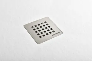 TRENECA vaničkový sifón, priemer otvoru 90mm, DN40, krytka nerez 84999