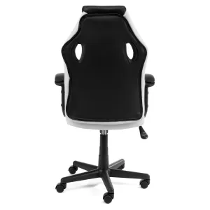 Ak furniture Otočné herné kreslo FERO II čierno-biele