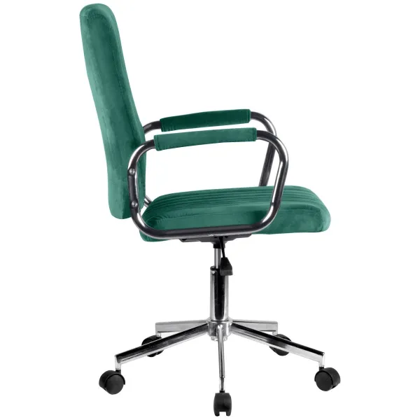 Ak furniture Čalúnené kancelárske kreslo FD-24 fľaša zelená