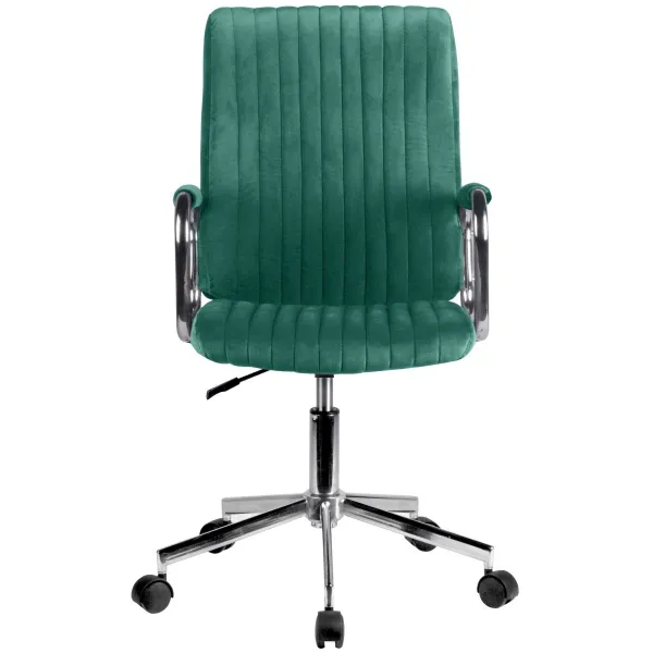 Ak furniture Čalúnené kancelárske kreslo FD-24 fľaša zelená