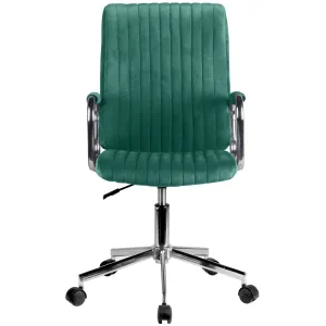 Ak furniture Čalúnené kancelárske kreslo FD-24 fľaša zelená