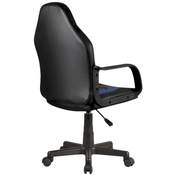 Ak furniture Detská herná stolička GAME čierno-modré