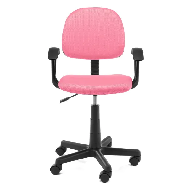 Ak furniture Detská otočná stolička FD-3 ružová
