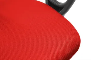 Ak furniture Detská otočná stolička FLOR červená