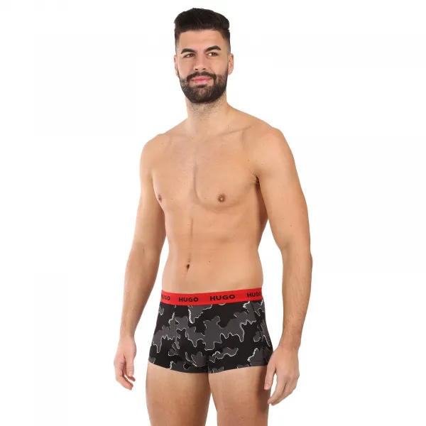 3PACK pánske boxerky HUGO viacfarebné (50532550 962) M, trenky