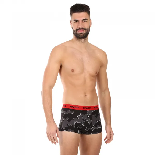 3PACK pánske boxerky HUGO viacfarebné (50532550 962) M, trenky