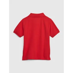 GAP V-IE LOGO POLO Chlapčenské tričko, červená, veľkosť