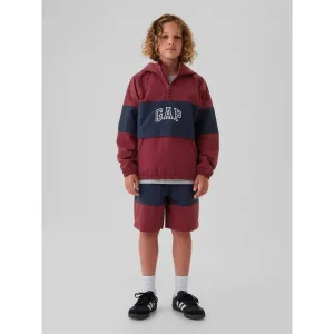 GAP NYLON ANORAK Chlapčenská bunda, vínová, veľkosť